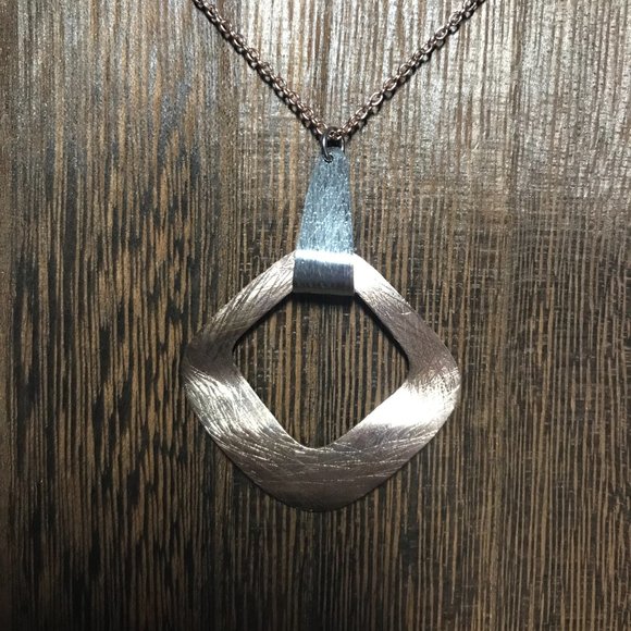 Tocara Christen Sterling Silver and Rose Plated Gold necklace - Picture 1 of 3